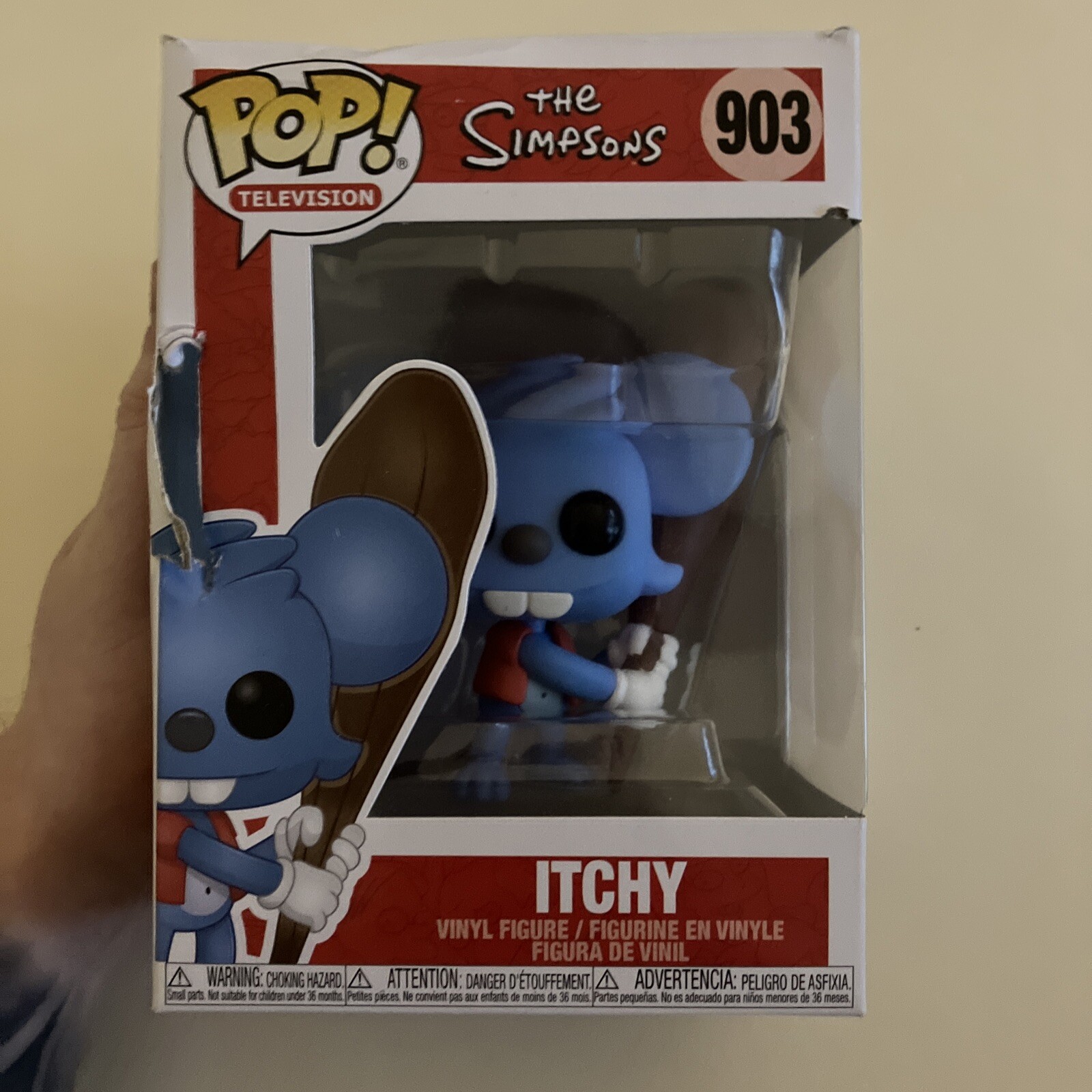 Funko Pop! Figura De Vinilo Itchy #903 De Televisión De Los Simpson