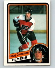1984-85 O-Pee-Chee #157 Doug Crossman  Philadelphia Flyers V64172