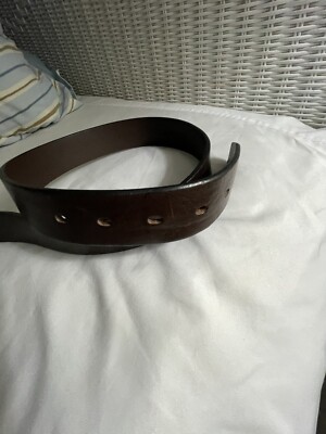 FOSSIL Genuine Leather Brown Western Cowboy Cowgirl Belt  display picture 1