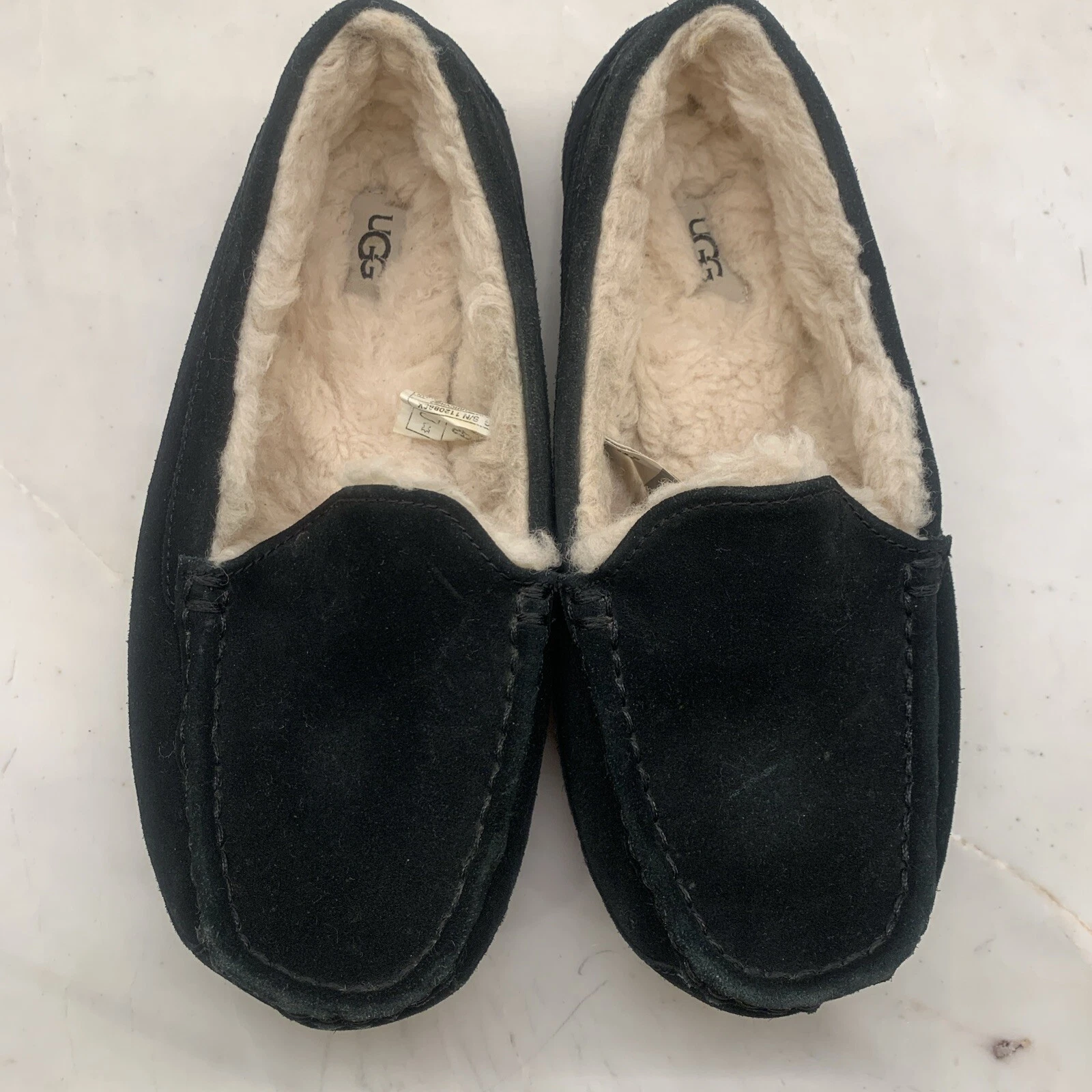 Pantofole donna nere scamosciate UGG taglia 5