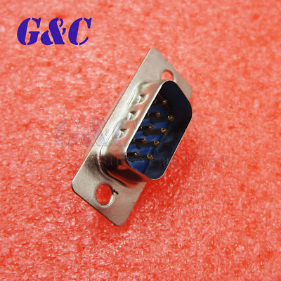 10PCS D-SUB DB9 9 Pin Male Plug PCB Serial Solder Type Connector Adapter