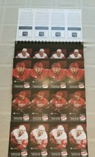 2017-18 DETROIT RED WINGS HOCKEY TICKET STUBS