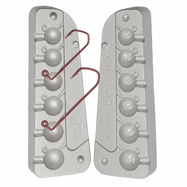 Round jig lead Mold 10 12 14 16 18 20 grams Fishing Molds eBay