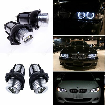 Ashata Guide De Lumière LED Angel Eyes DRL Halo Ring Light Stable Power LED Light Guide Angel