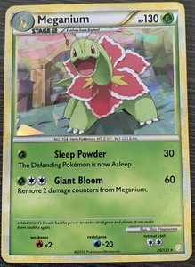 Pokémon TCG HeartGold SoulSilver Meganium 26/123 Shattered Holo Rare