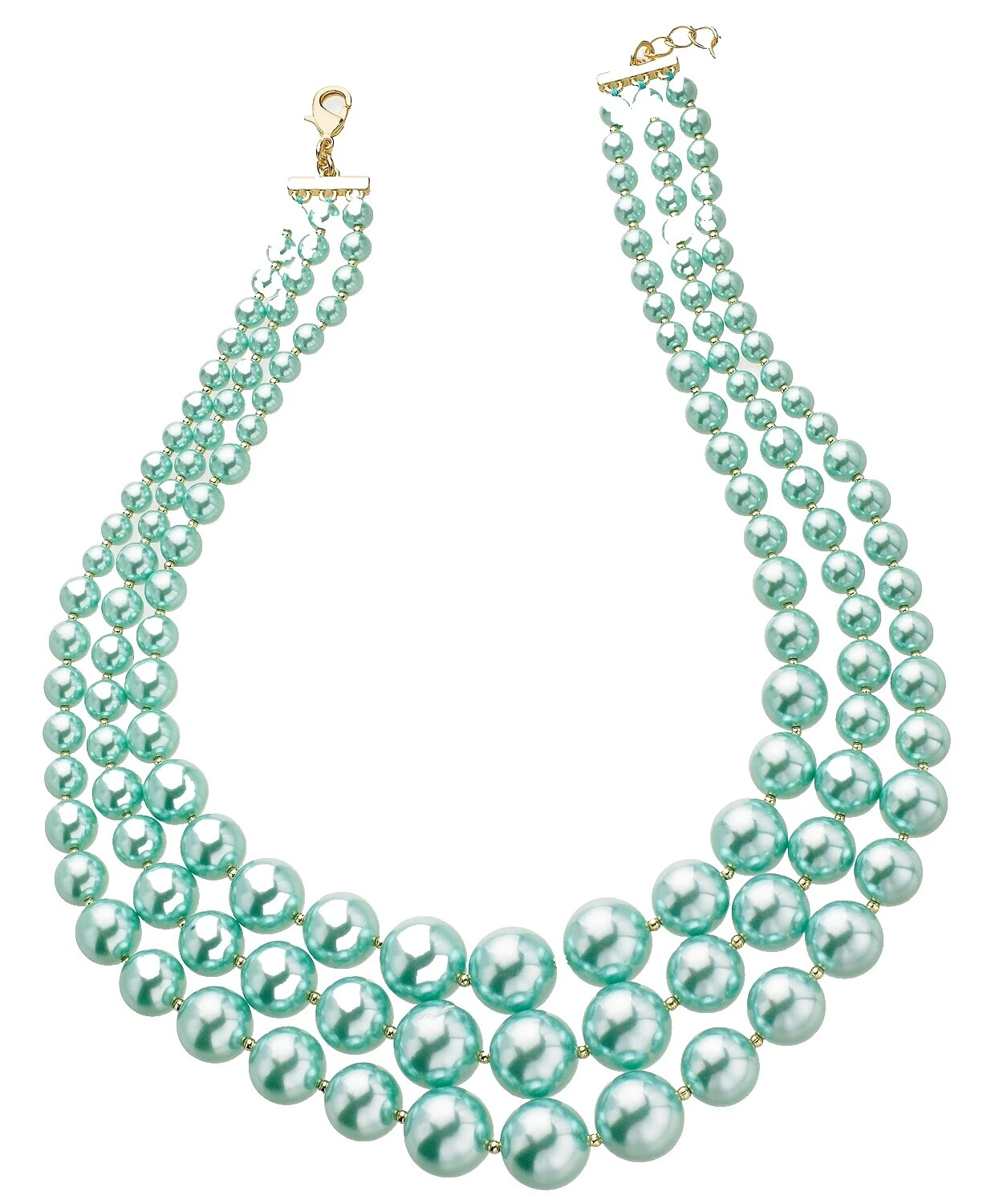 Perla Cristal Collares y colgantes De Moda En Capas