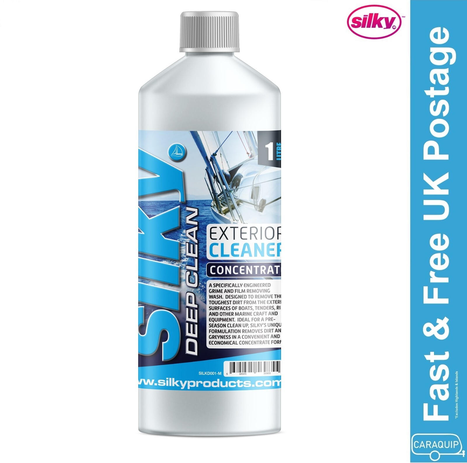 Silky Cleaner Caravan Motorhome Marine Boat Deep Polish Cut Cream Shine