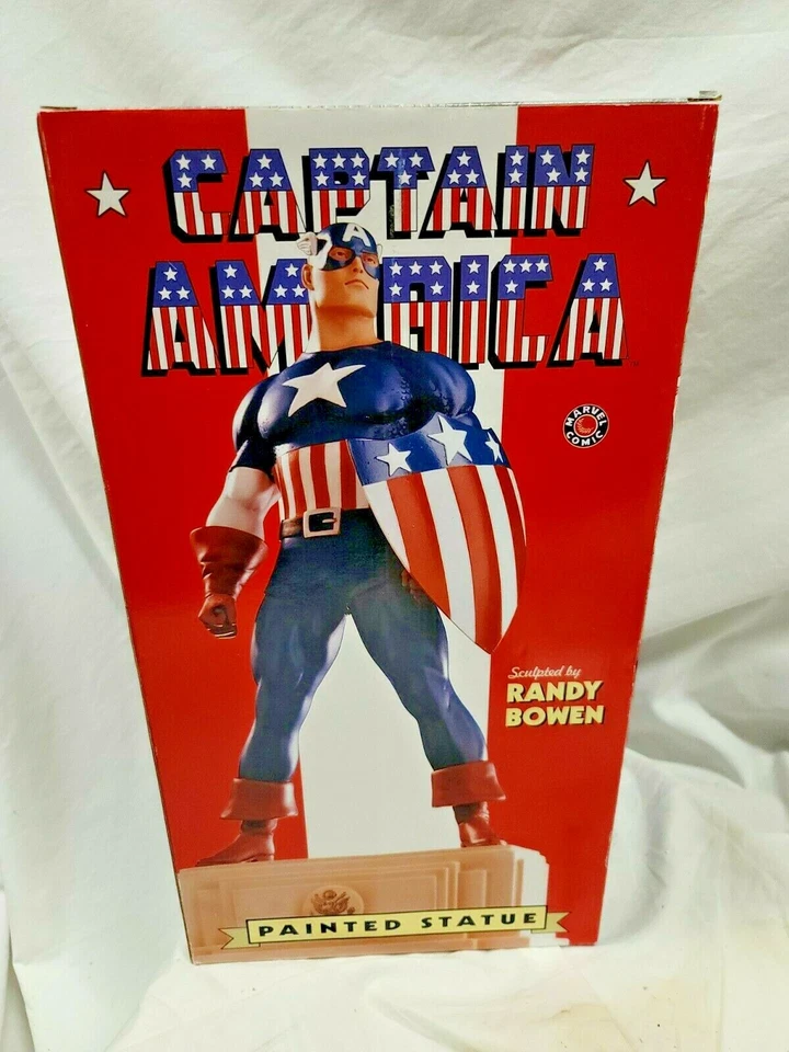 ESTATUA CLÁSICA DEL CAPITÁN AMÉRICA DISEÑO BOWEN ¡¡NUEVA!! Busto de Hulk de Sideshow Avengers Foto 3 de 4