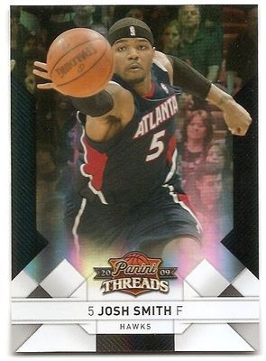 09/10 PANINI THREADS CENTURY PROOF SILVER PARALLEL #64 Josh Smith #129/249