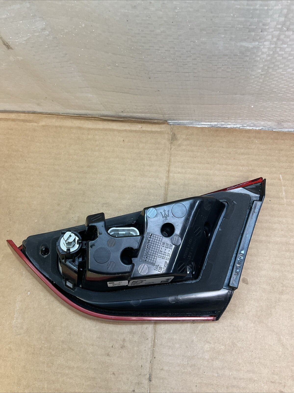 MASERATI QUATTROPORTE REAR LEFT SIDE INNER TAILLIGHT LIGHT LAMP OEM 2014-2020