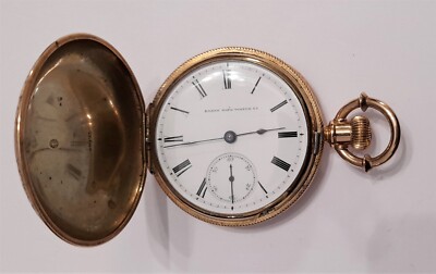 Taschenuhr, Elgin Nat'l Watch Co, Grade 20 Taylor, vergoldet