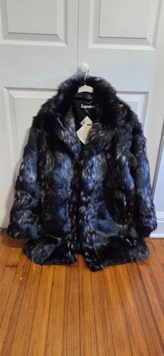 Supreme Lynx Faux Fur WINDSTOPPER® Overcoat - product listing photo