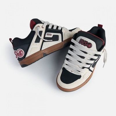 DVS Men's Comanche Silver Grey/Black/Ruby Wine - DV01312050