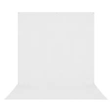 Westcott 8x13' X-Drop Pro Wrinkle-Resistant Backdrop, High-Key White Sweep