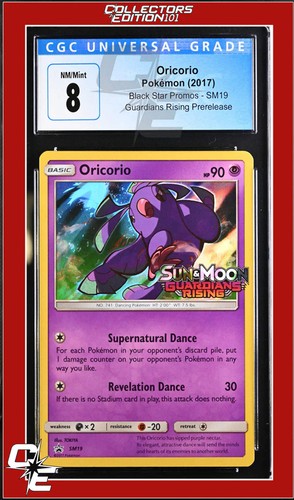 Oricorio graded CGC 8 for sale on eBay