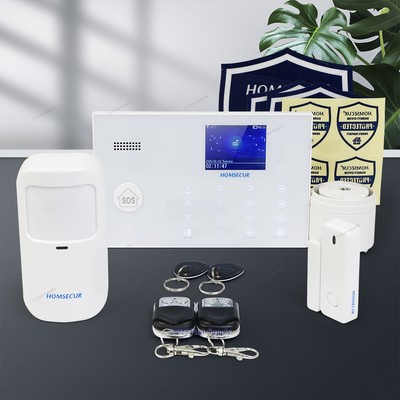 HOMSECUR Wireless&Wired 4G/GSM WIFI Home Security Alarm System+IOS/Android APP