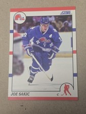Joe Sakic #8 Score NHL Hockey 1991 Quebec Nordiques