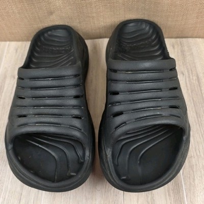 Hoka Ora Recovery Slide 2 Walking Slides Sandals Womens Size 7 Black Comfort 