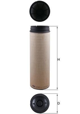Mahle SekundäRluftfilter LXS 394-image