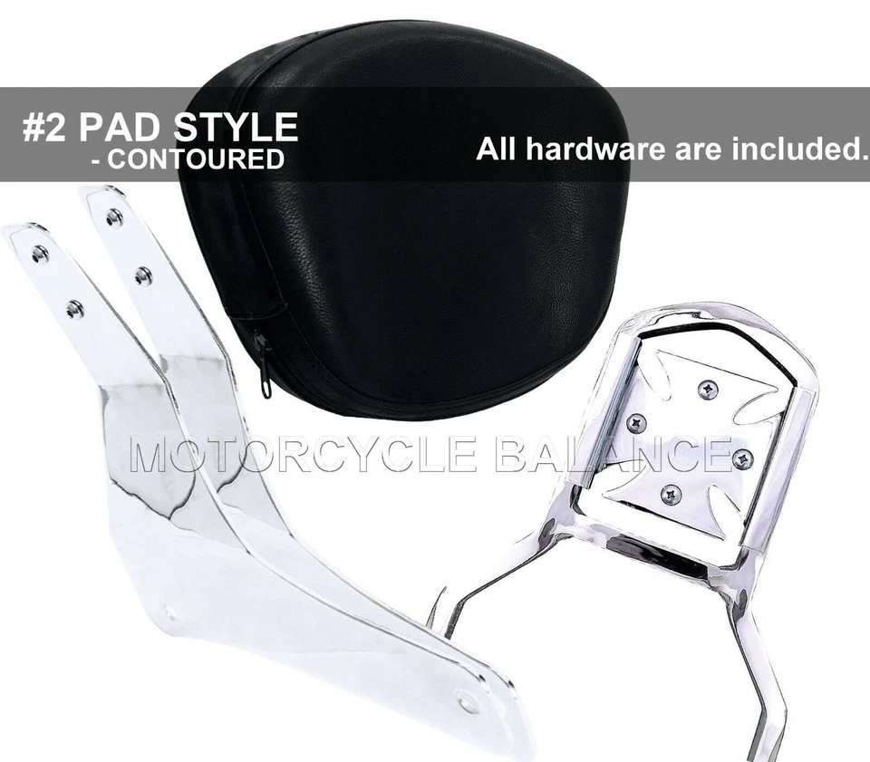 Almohadilla de respaldo Sissy Bar para Honda Shadow Aero VT1100 C3 1995-arriba Foto 4 de 4