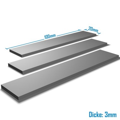 Silverbead Wärmeleitpad 100x20x3,0mm (3 Stk) TP100X Thermalpad GPU RAM Heatsink