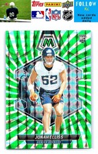 2024 Panini Mosaic #364 Jonah Elliss Mosaic Green Swirl #/13