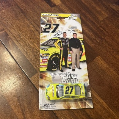 Paul Menard #27 Menards 2011 Gift Card 1:64 NASCAR Diecast