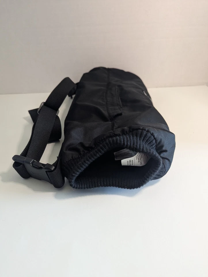 Nike Hyperwarm Negro Blanco Swoosh Logo Adulto Calentador de Manos Cinturón con Bolsillo Térmico Foto 3 de 4