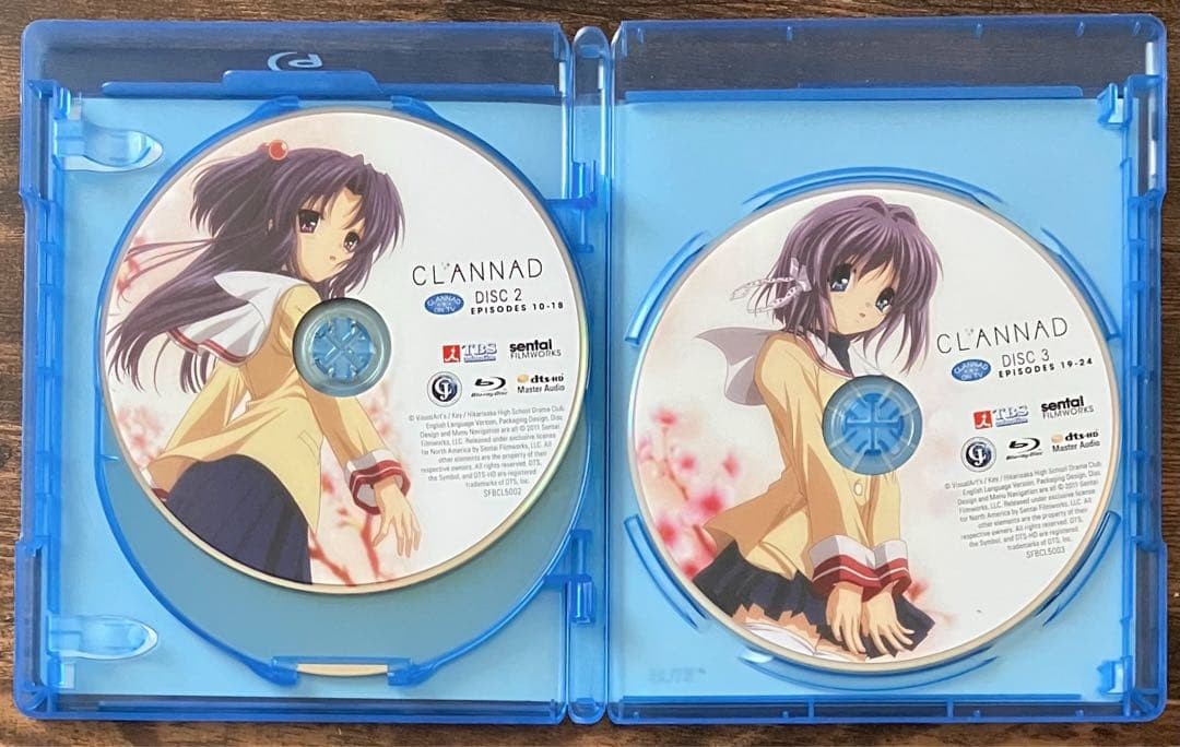 Clannad Complete First Season Blu Ray Overseas Edition Region A