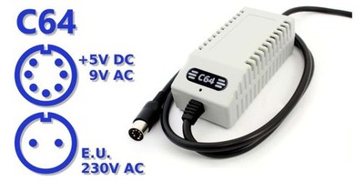 Power Supply for Commodore 64 C64 / VIC-20 - High-Quality PSU