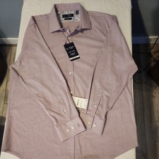 Men s Original Penguin Slim Fit Button up Long Sleeve Dress Shirt Sz Large