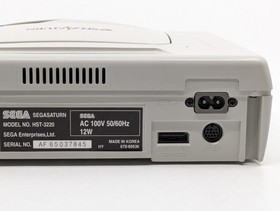 Sega Saturn White HST-3220 NTSC-J Japan Tested w/ Controller + SEGA RALLY