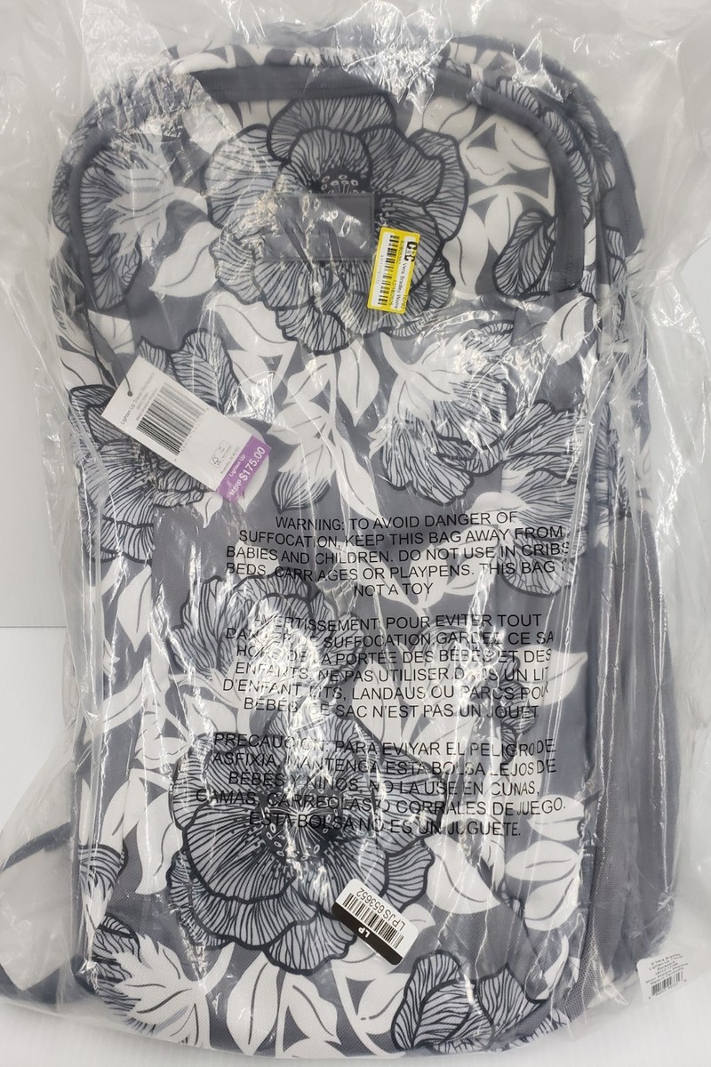 レターパックライト 370mm x 260mm 80枚バラ Vera Bradley Lighten Up Travel Backpack Moon Shadow Meadow Gray