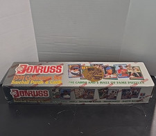 🔥🔥1991 Donruss Baseball Complete Set Factory Sealed Box 792 Cards