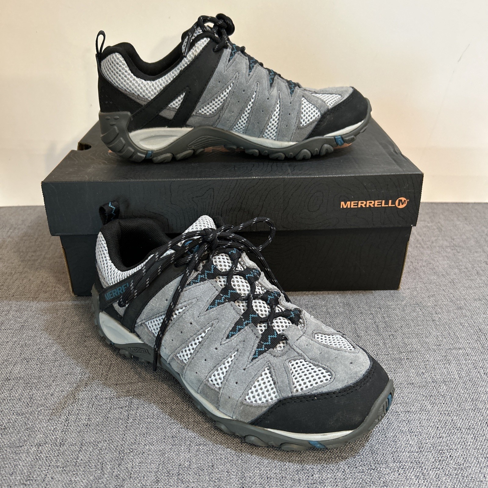 Merrell Accentor J49010 scarpe da trekking outdoor grigio scamosciato donna taglia 7 5