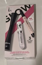 it Cosmetics Glow Makeup Gift Set 3-Piece Full Size Celebrate Effortless Glow