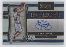 2021 Panini Select In Flight Signatures Silver Prizm /299 Brent Barry Auto v9t