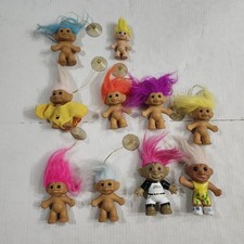 Trolls Dolls Mixed Lot Of 10 Toys Figures Russ