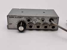 HUSH-A-COM Aircraft Intercom Control Box 12V/24V Aviation Audio Panel Tested
