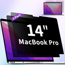 Privacy Screen Protector 2 Pack for MacBook Pro 14 Inch 2021-2025 - Anti-Glare