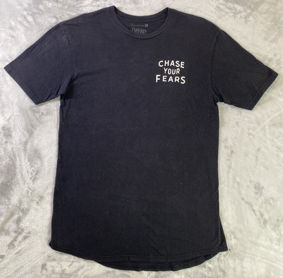 Go Fast Dont Die Chase Your Fears T Shirt Mens Large Black Motorcycle Biker