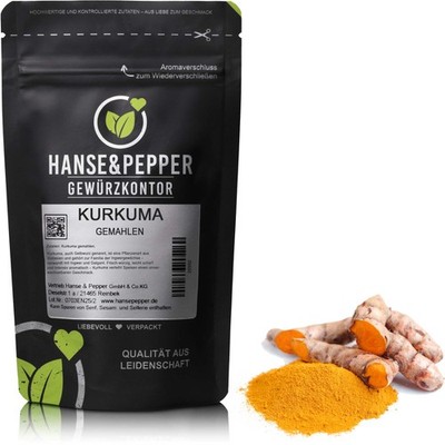 1kg Kurkuma Pulver Kurkumawurzel Curcumin gemahlen 1A Qualität - Premium Serie