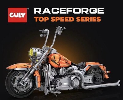 Guly/Kbox - 60531 - Harley Orange Chopper - Neu - 2392 Teile - OVP