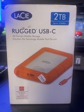 LaCie Rugged USB-C 2TB External Hard Drive