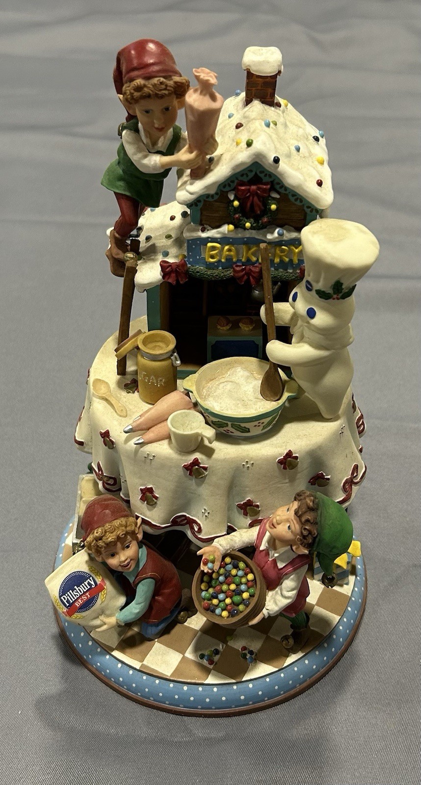 2002 Danbury Mint Pillsbury Doughboy Christmas Crew