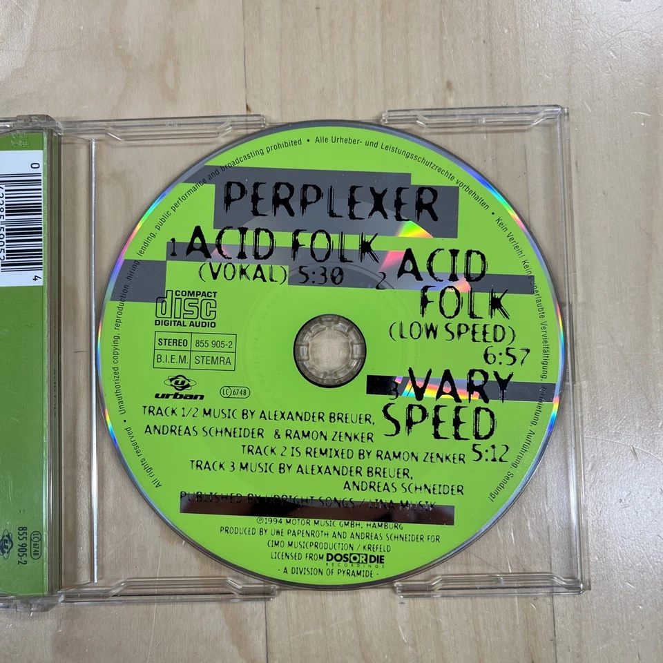 Perplexer - Acid Folk (3 Track Maxi CD) - Bild 3 von 4