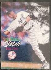 1998 Skybox Dugout Axcess - 7th Inning Sketch Derek Jeter #124