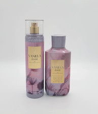 Bath Body Works Vanilla Ease Fine Fragrance Body Mist Body Lotion Set of 2