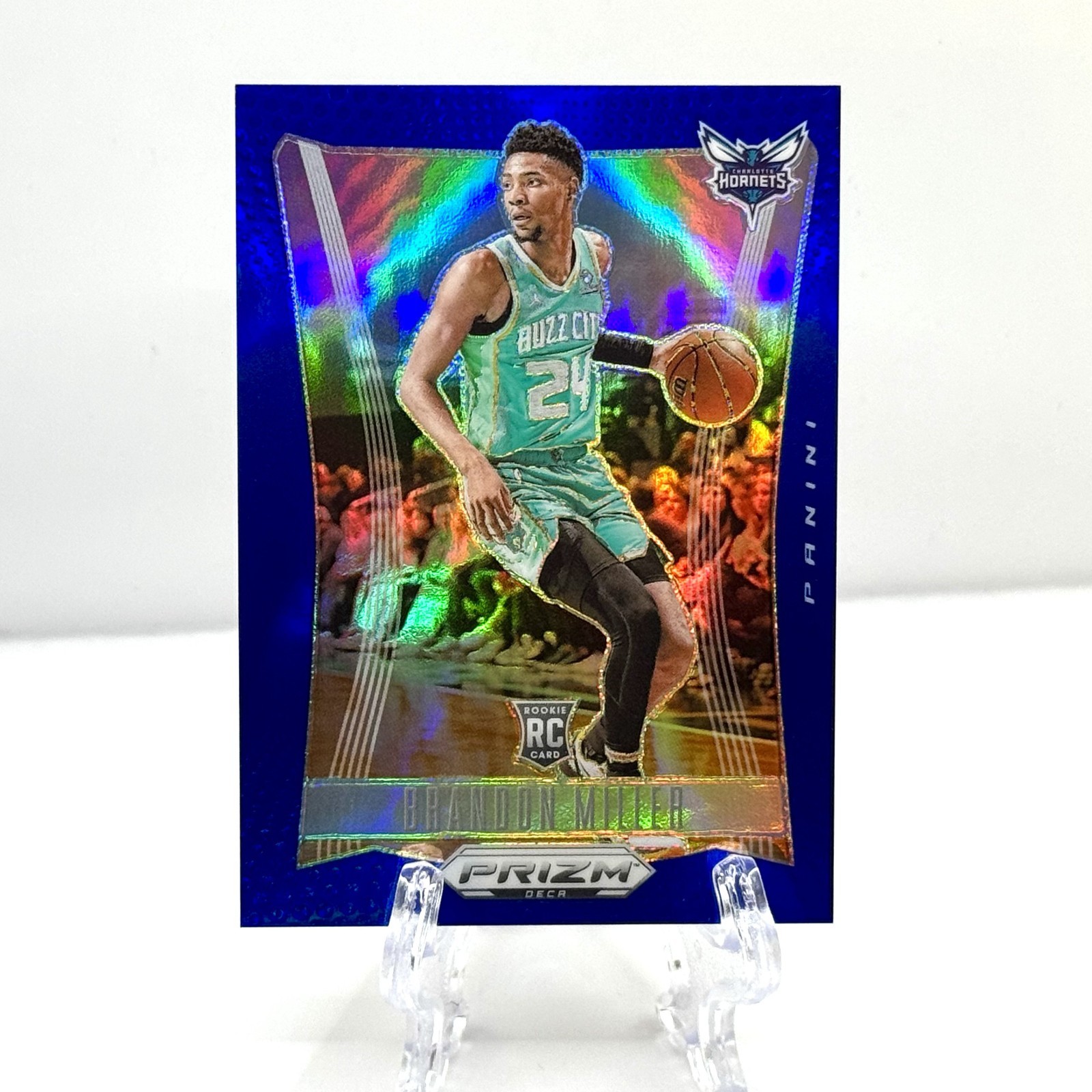 2023-24 Panini Prizm Deca Brandon Miller RC Rookie Blue Prizm #85/149