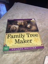 NEW Broderbund Family Tree Maker 11-CD Gift Set Version 5 Win 95/98 / Sealed